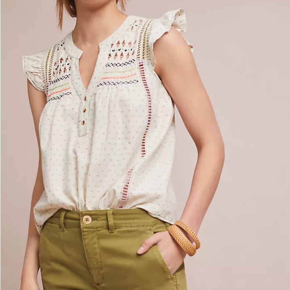 Anthropologie Relaxed Fit Lilac chino shorts